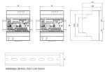 مشخصات فیزیک منبع تغذیه HDR-100