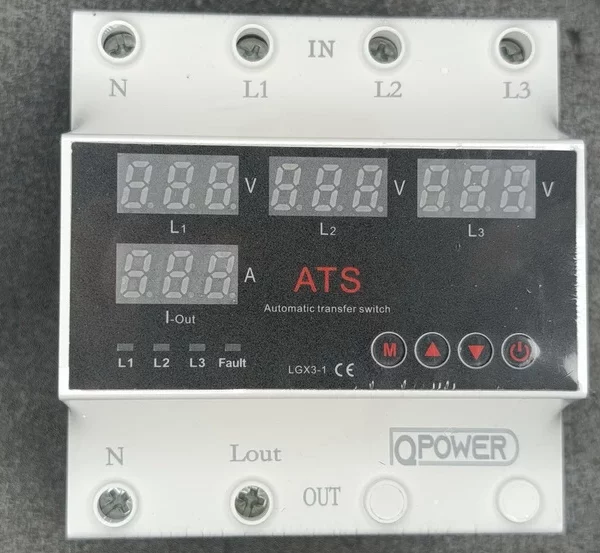 کلید انتقال خودکار سه‌فاز (ATS) با فاز اولویت‌دار