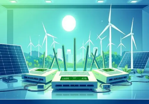 تأمین برق روترها