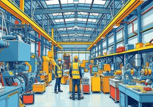 منابع صنعتی در بخش های پشتیبانی