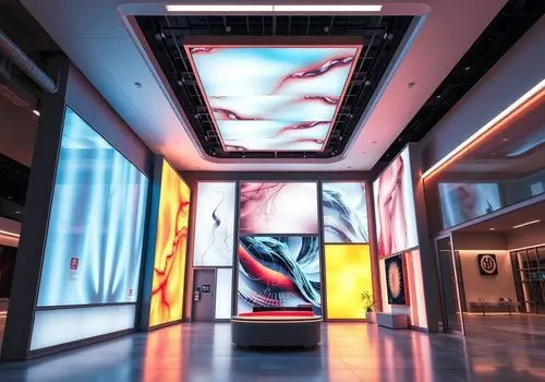 سیستم های روشنایی و تابلوهای نورپردازی