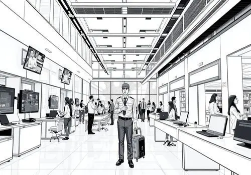 محافظت در مراکز اداری و فروشگاهی